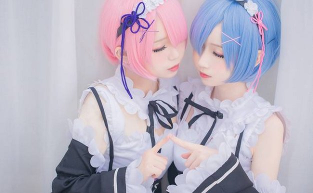 拉姆和雷姆的美图 Cn:修老虎 小圆脸雪雪