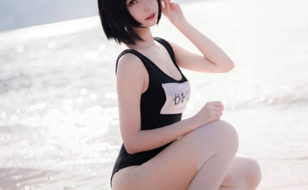 COS碧蓝航线泳装  橙喵