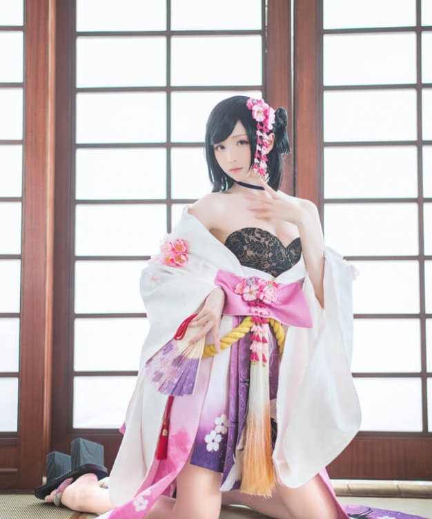 镇魔曲手游 角色 cosplay夜樱 Cn 青青子w