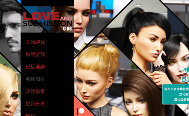 恋爱与臣服Love and Submission Ver0.8 PC和安卓精翻汉化版，有攻略