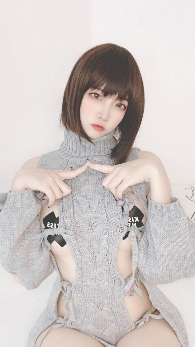 天冷了，该穿毛衣了～（笑）